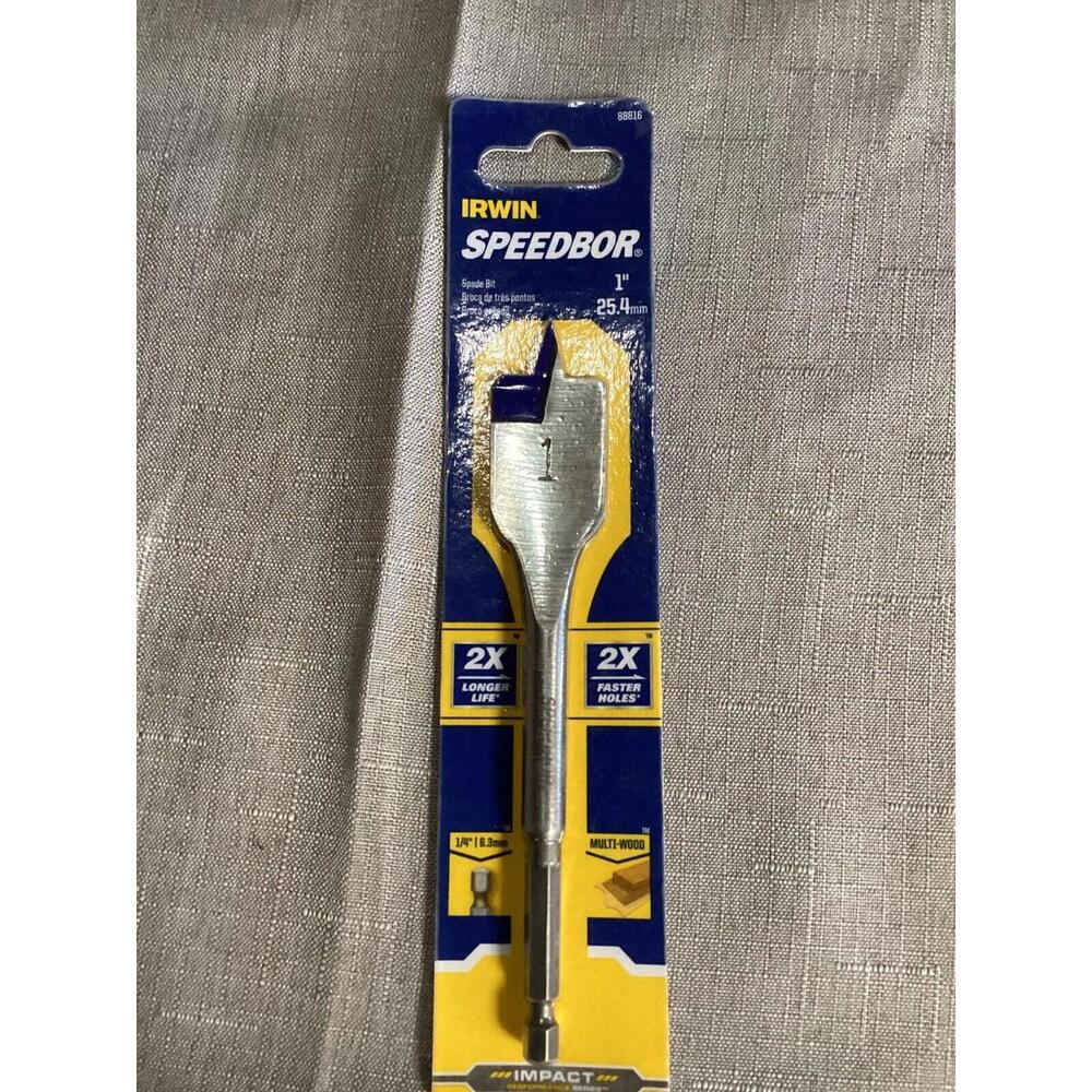 IRWIN SPEEDBORE SPADE BIT  1"